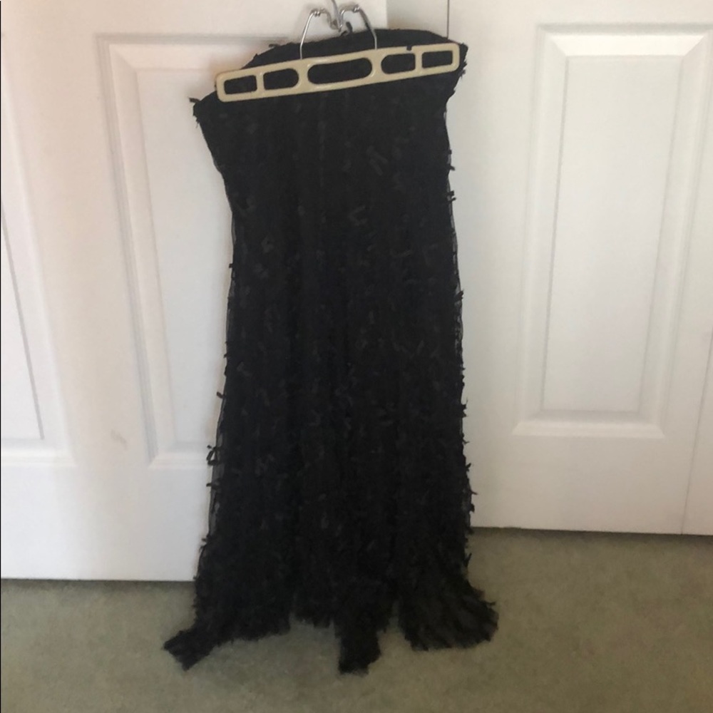 Long black skirt